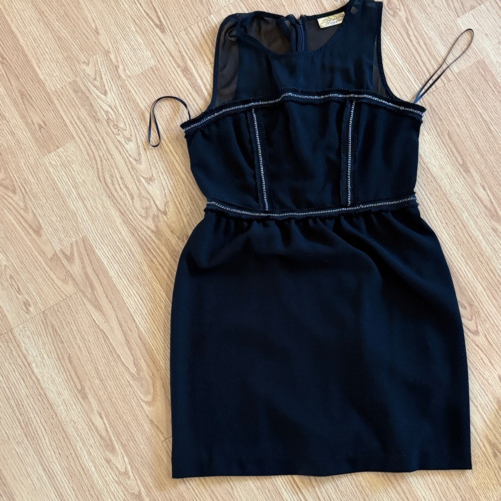 Princesss Vera Wang Black Mini Dress
